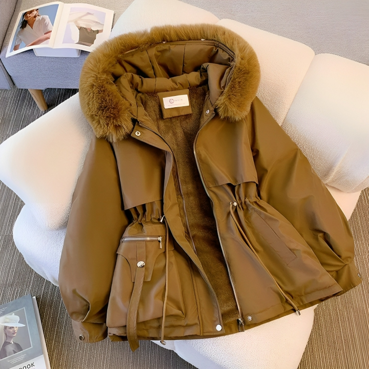 Stylish Warm Winter Parka with Fur Collar for Women | Ideal for Winter