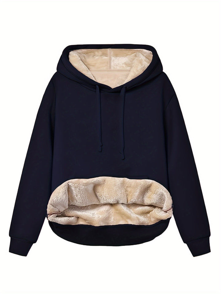 Warm Fleece Pullover Hoodie for Women | Perfect for Casual Days