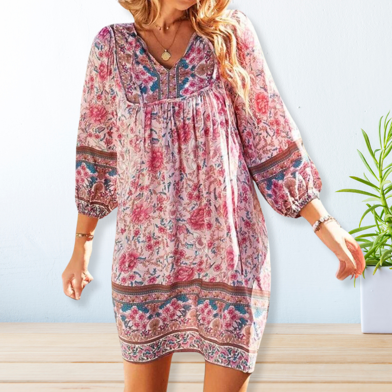 Margie - Dress - Bohemian - Light Formal Style - Ideal for Summer