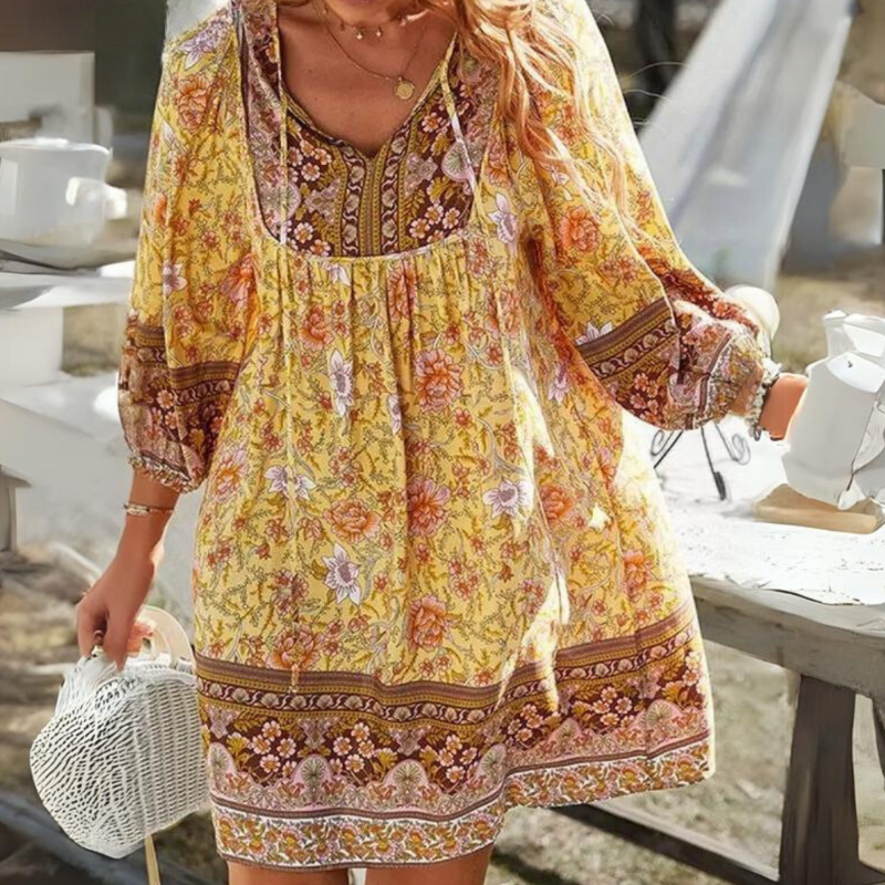 Margie - Dress - Bohemian - Light Formal Style - Ideal for Summer