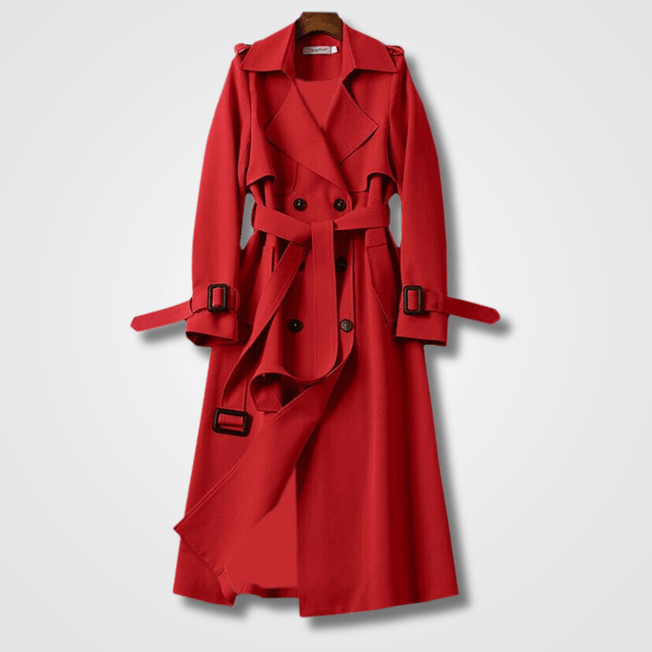 Valeriana - Casual Spring Trench Coat - for Women | Modern Style