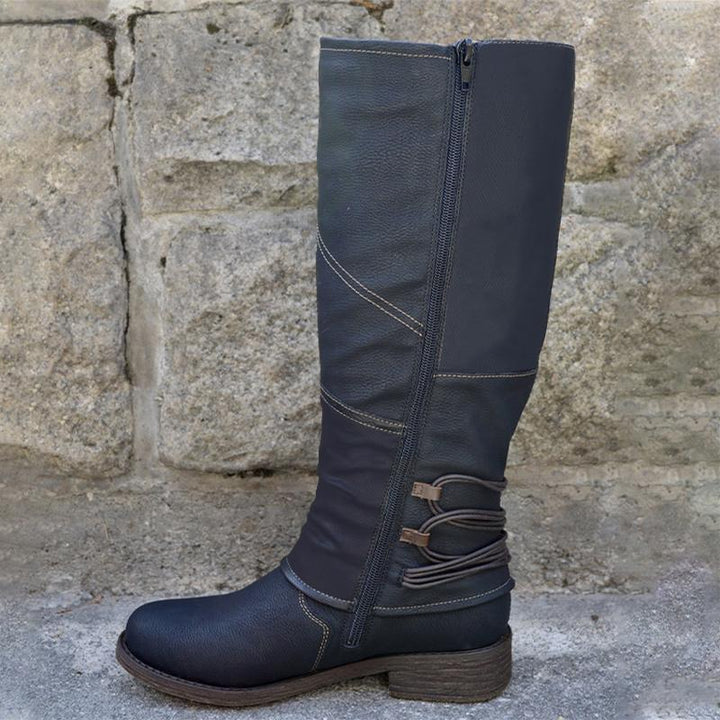 Faux Leather Cowboy Boots with Heel for Women | Perfect for Everyday Wear