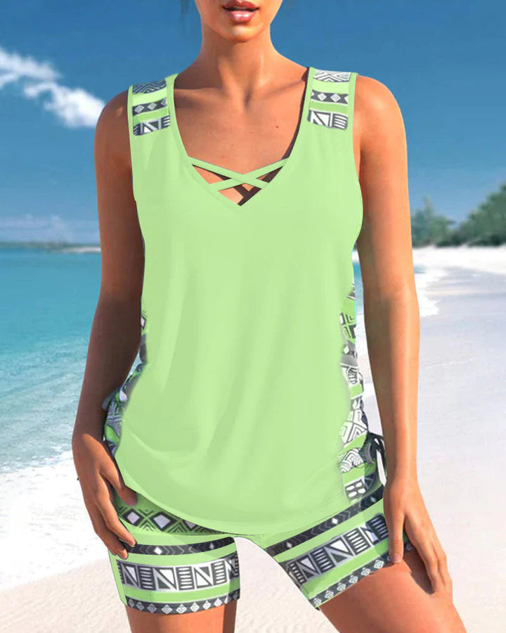 Yana - Trendy Tankini Swimming Costume