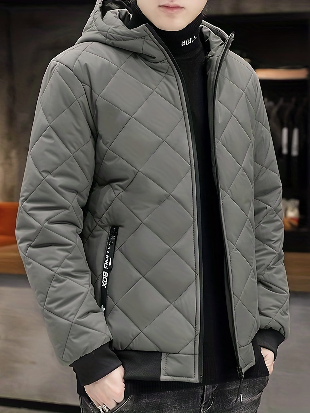 Casual Warm Plush Hooded Winter Jacket For Men | Ideal for Winter