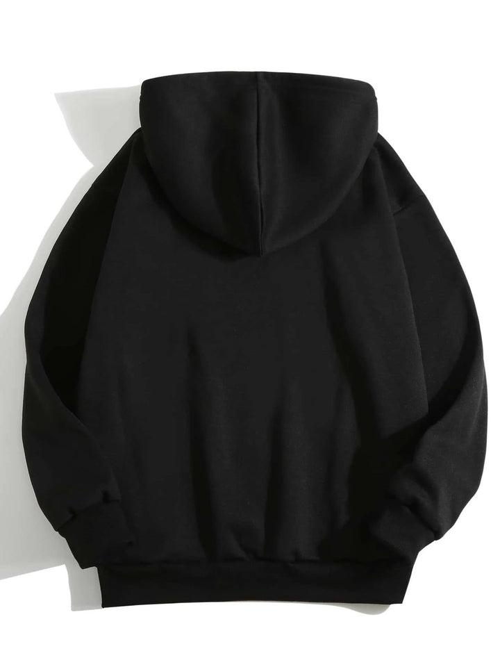 Elegant Sweat Pullover Hoodie with Cat Print and Hood for Women | Perfect for Casual Days