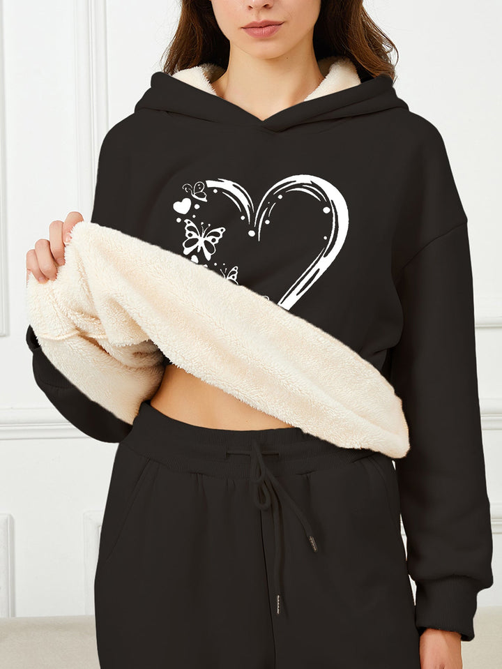 Elegant Fleece Pullover Hoodie with Hood for Women | Perfect for Casual Days