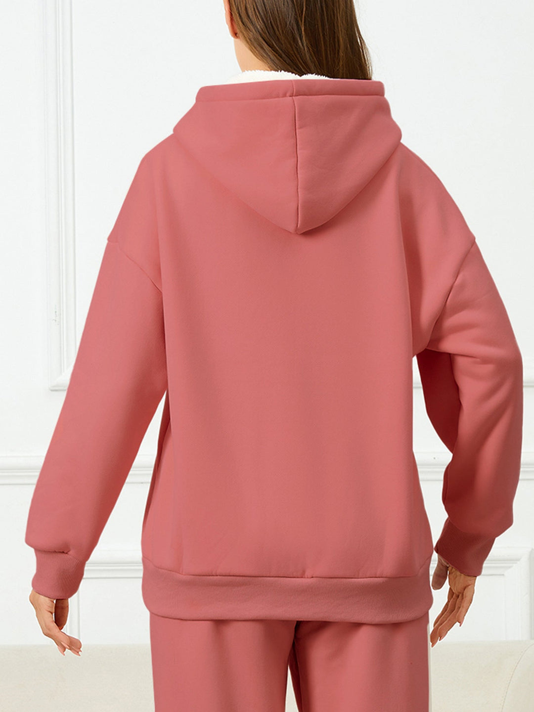 Elegant Fleece Pullover Hoodie with Hood for Women | Perfect for Casual Days