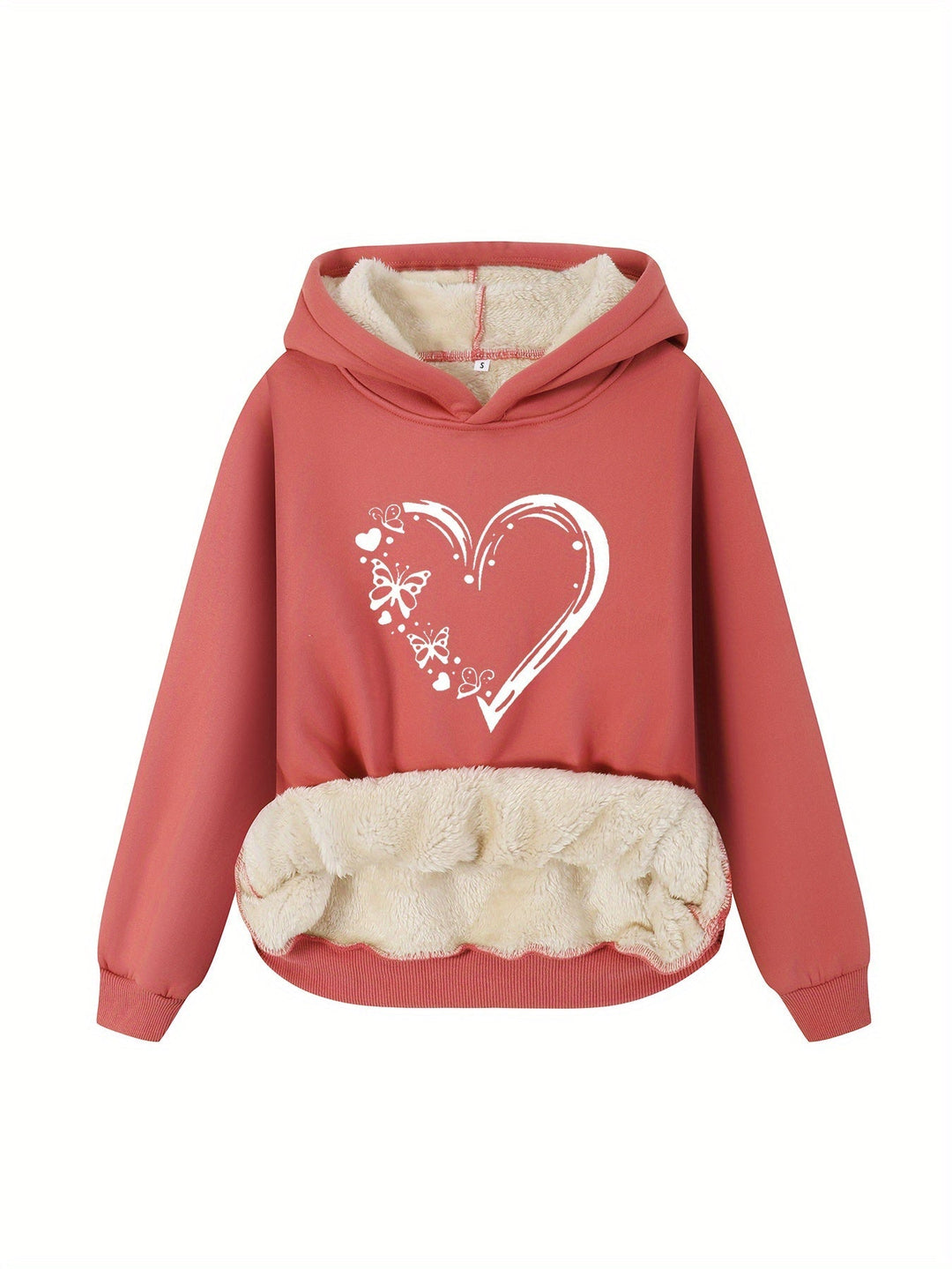 Elegant Fleece Pullover Hoodie with Hood for Women | Perfect for Casual Days