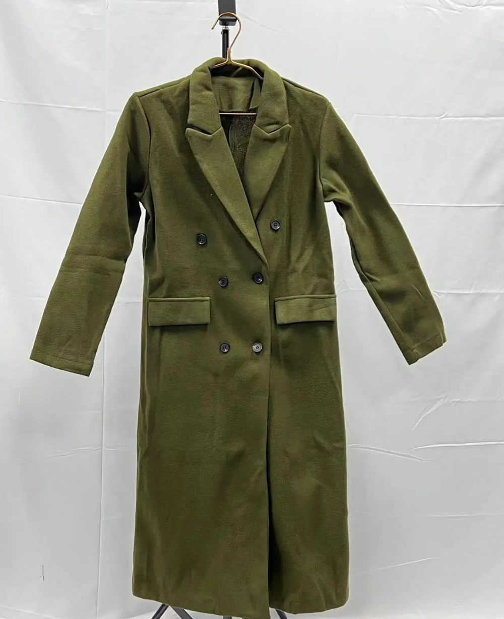 Women's Elegant Fitted Long Trenchcoat | Ideal for Autumn/Winter