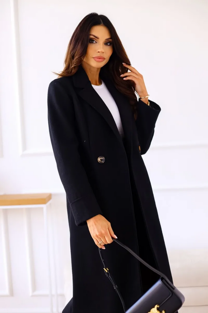 Women's Classic Refined Trenchcoat with Lapel Collar | Ideal for Autumn/Winter