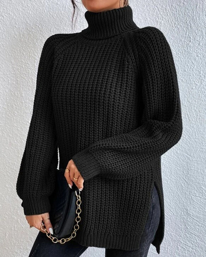 Casual Cotton Turtleneck Sweater for Women | Perfect for Casual Days