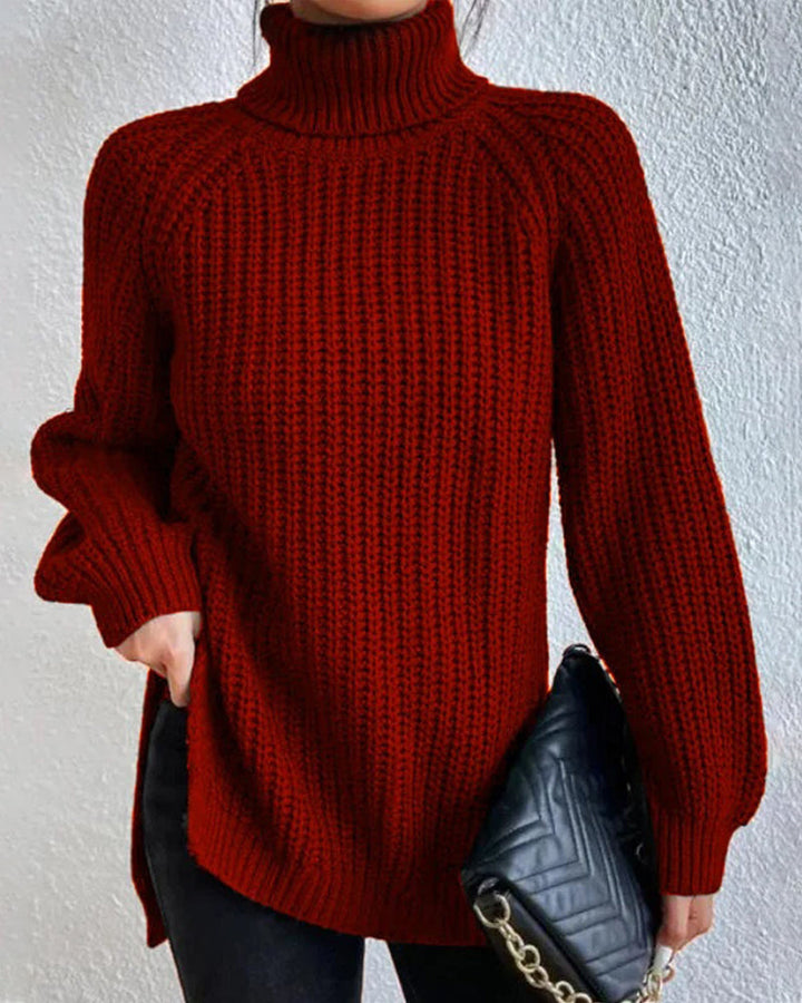 Casual Cotton Turtleneck Sweater for Women | Perfect for Casual Days