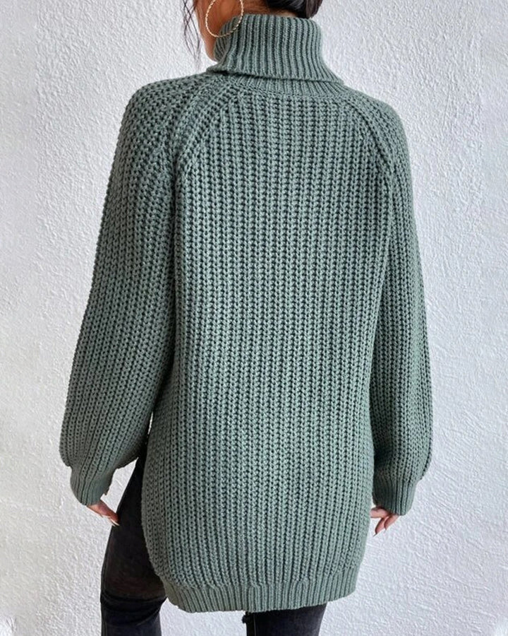 Casual Cotton Turtleneck Sweater for Women | Perfect for Casual Days