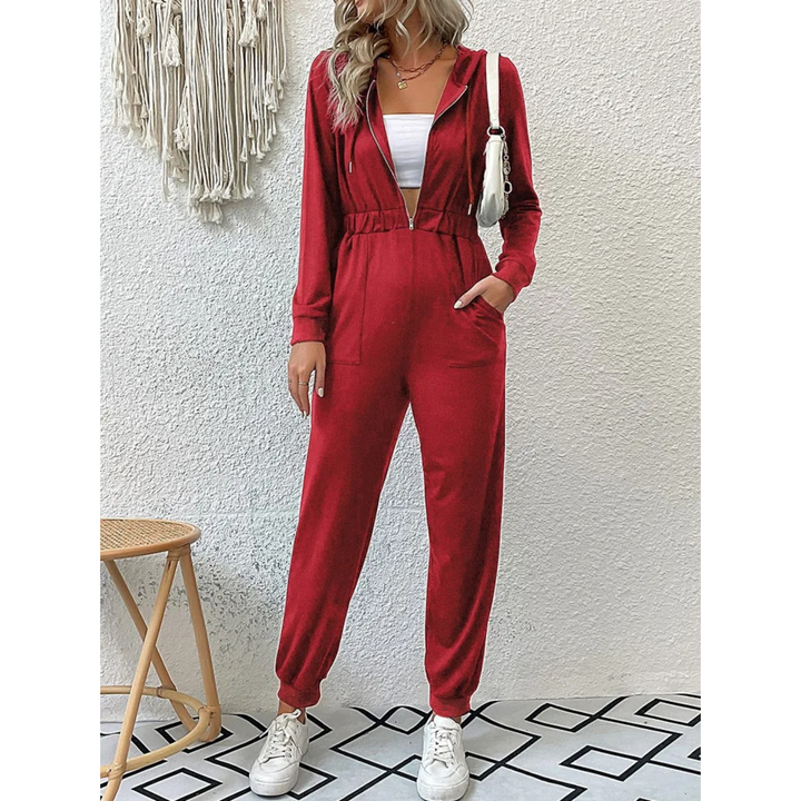 Luxurious Retro Jumpsuit Training & Tracksuit For Women | Ideal for Everyday Wear