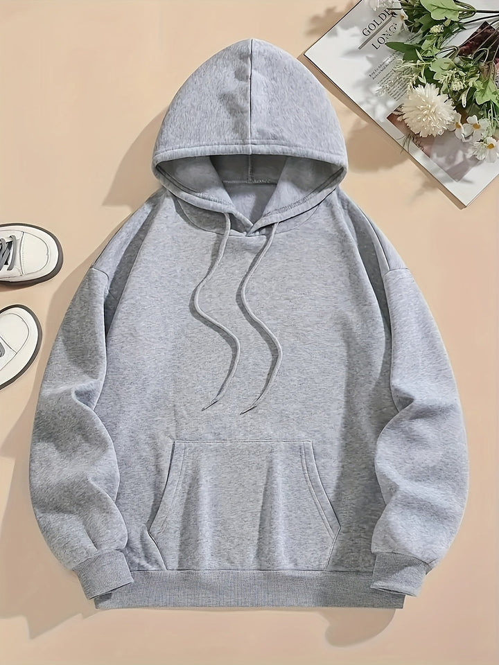 Stylish Pullover Hoodie with Backprint and Hood for Women | Perfect for Casual Days