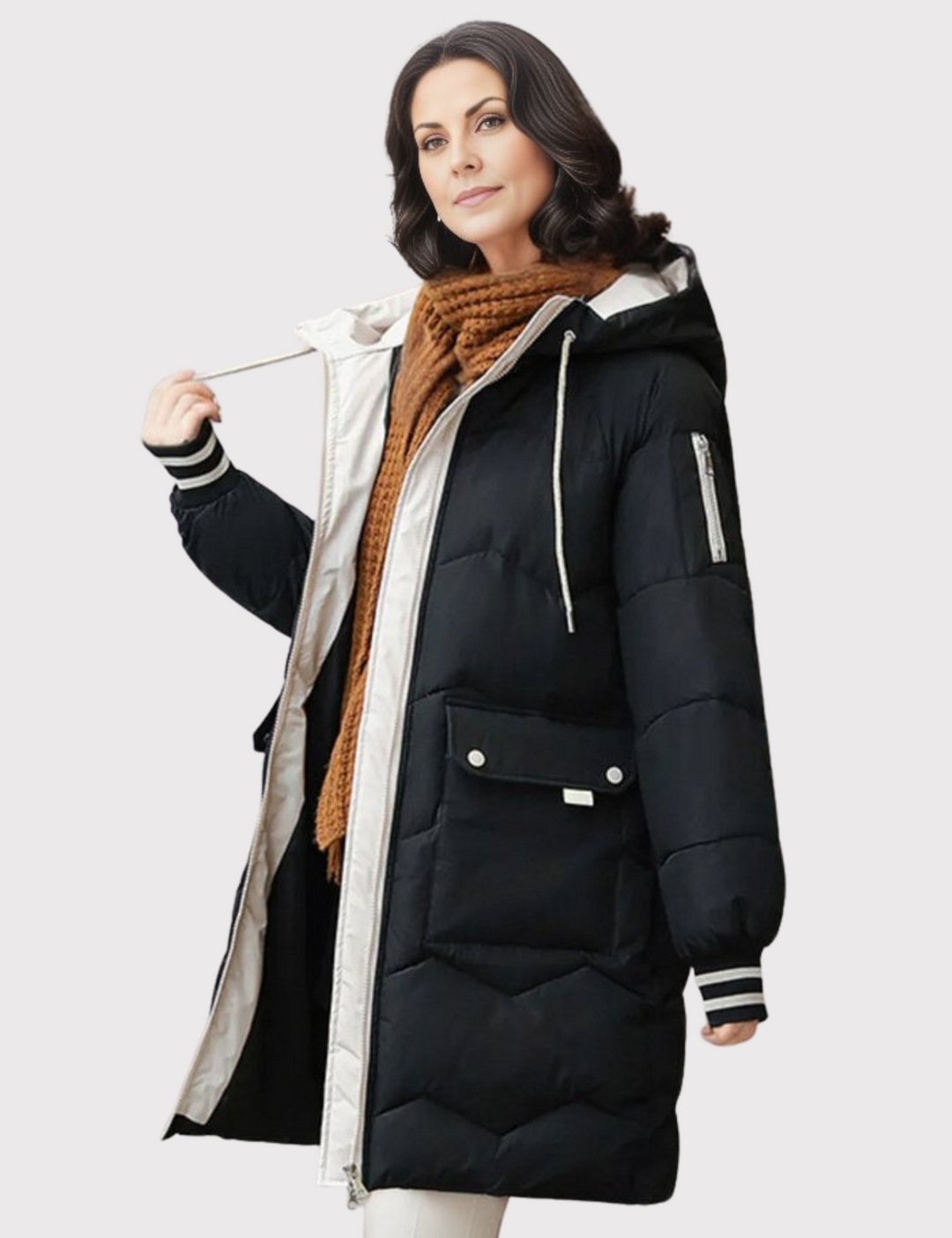 Stylish Casual Winter Mid Length Parka Jacket for Women  | Ideal for Winter