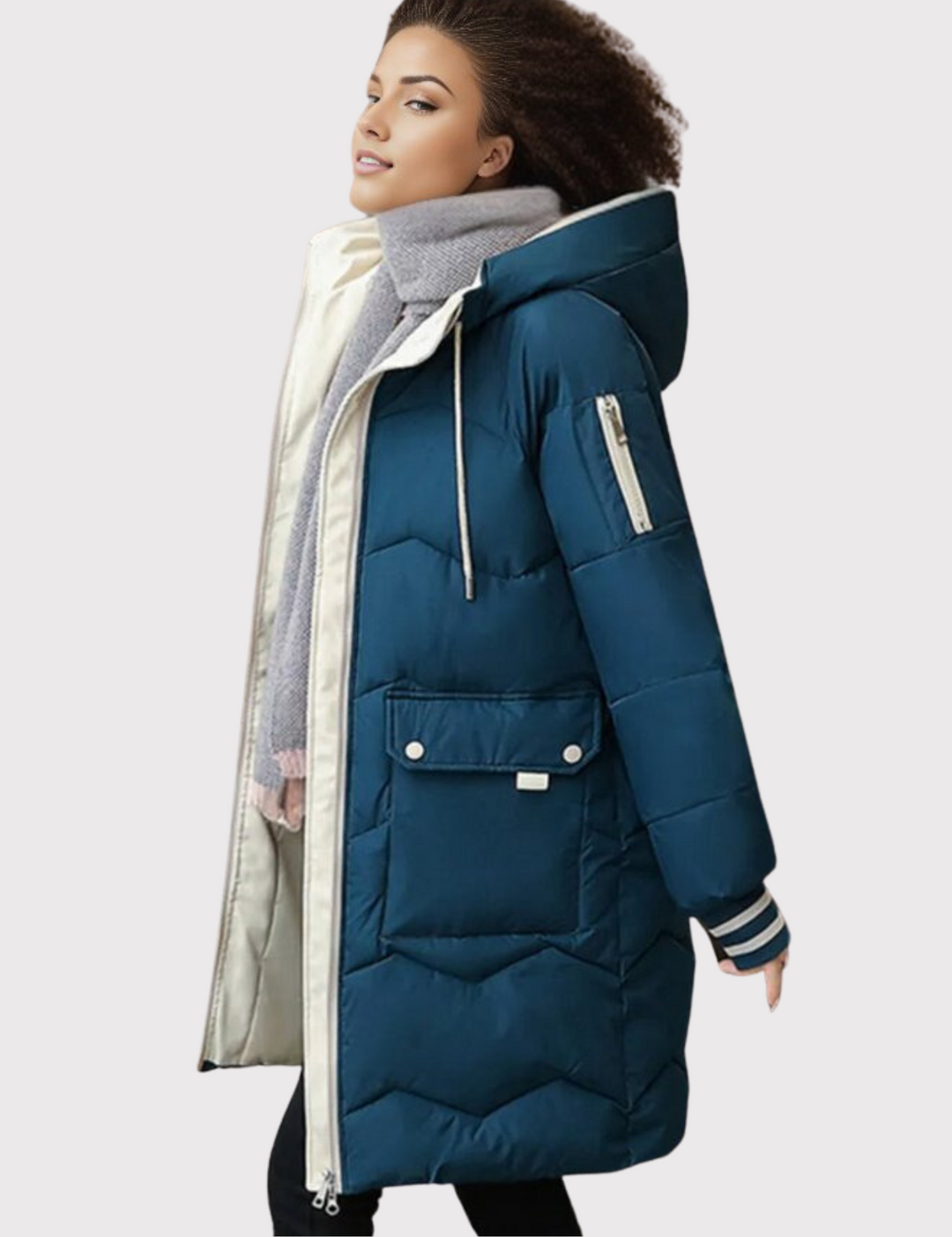 Stylish Casual Winter Mid Length Parka Jacket for Women  | Ideal for Winter