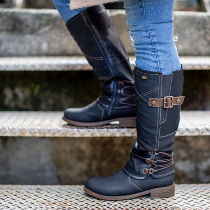 Vegan Leather Cowboy Boots with Heel for Women | Ideal for Everyday Wear