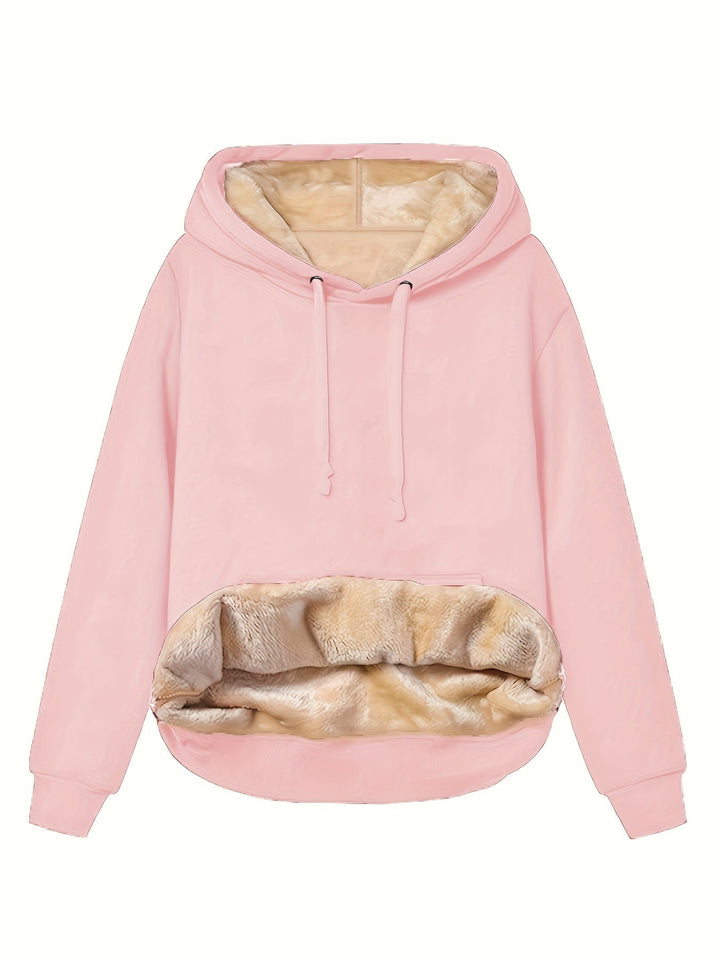 Warm Fleece Pullover Hoodie for Women | Perfect for Casual Days