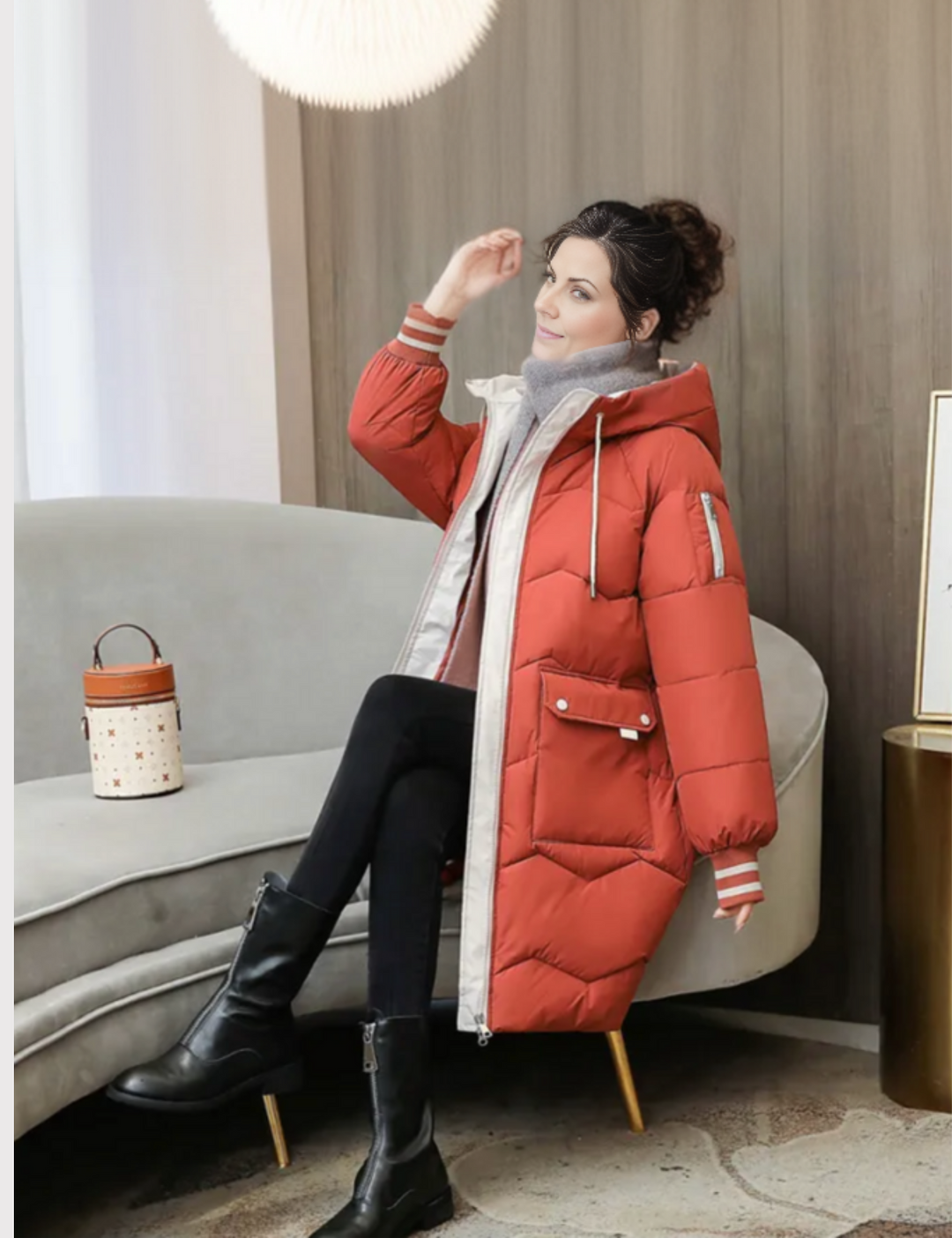 Stylish Casual Winter Mid Length Parka Jacket for Women  | Ideal for Winter