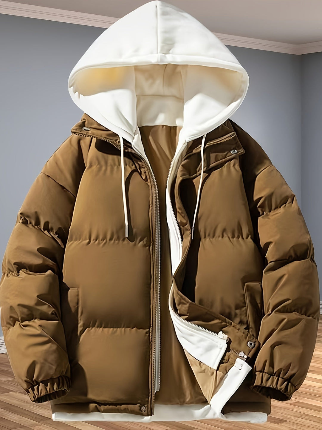 Casual 2-in-1 Thick Hooded Thermal Winter Jacket for Men | Ideal for Winter