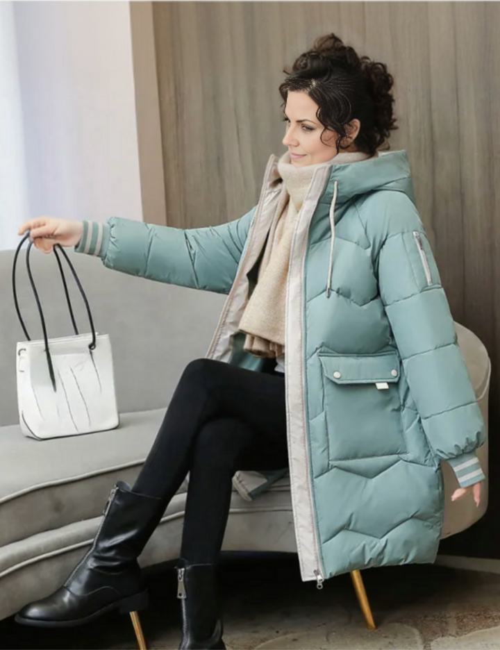 Stylish Casual Winter Mid Length Parka Jacket for Women  | Ideal for Winter