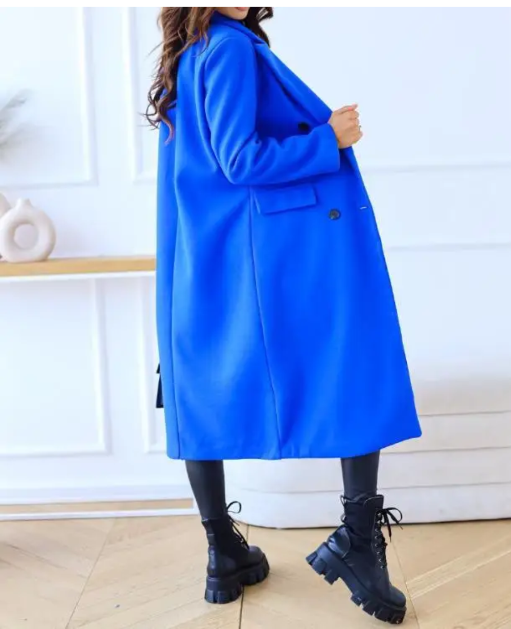 Women's Elegant Fitted Long Trenchcoat | Ideal for Autumn/Winter