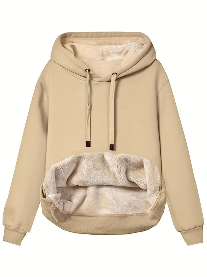 Warm Fleece Pullover Hoodie for Women | Perfect for Casual Days