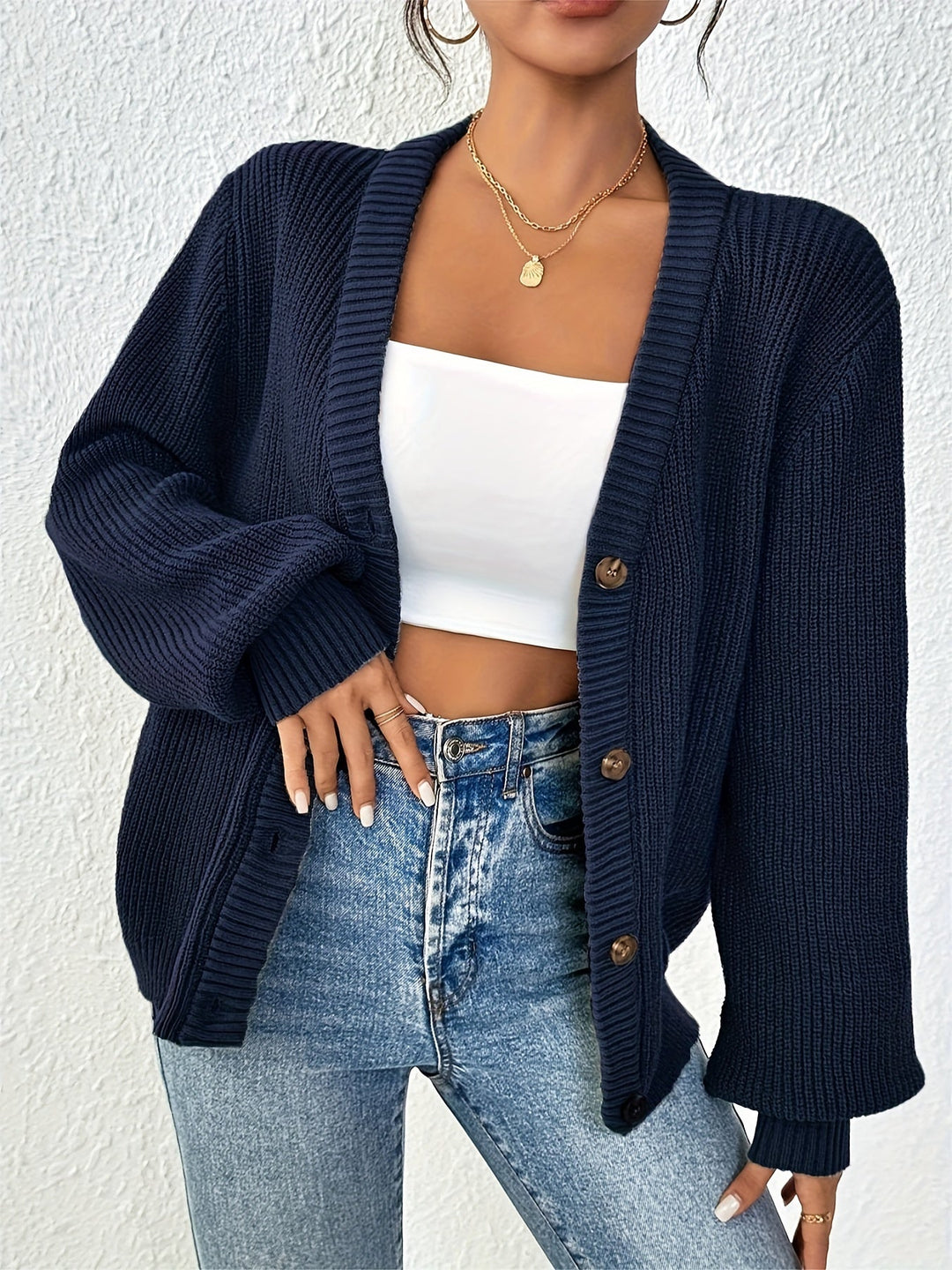 Casual Warm Cotton Knitwear Cardigan for Women | Perfect for Casual Days