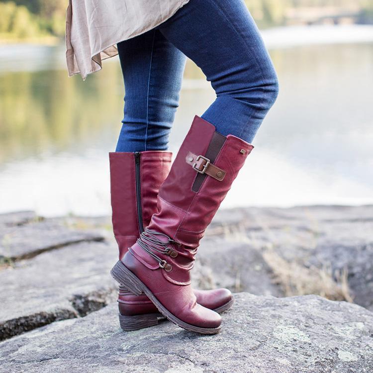 Vegan Leather Cowboy Boots with Heel for Women | Ideal for Everyday Wear