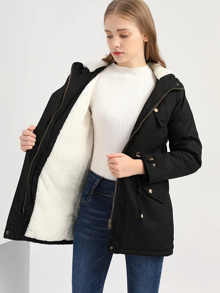 Women’s Luxurious Faux Fur Hooded Coat, Winter Jacket | Ideal for Winter