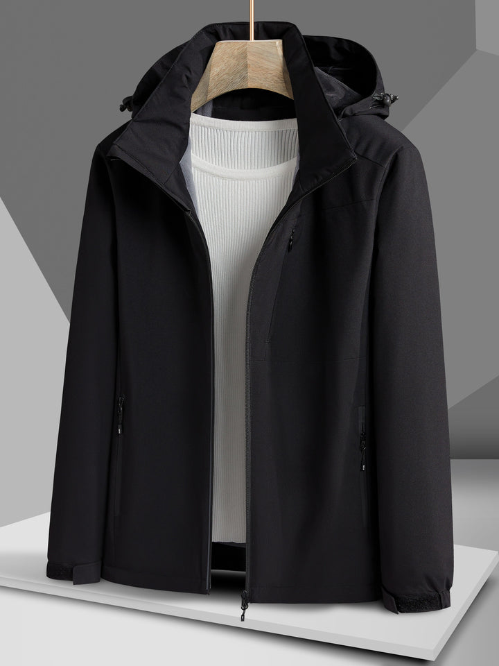 Elegant Waterproof Fleece Winter Jacket with Hood for Women | Perfect for Outdoor Activities