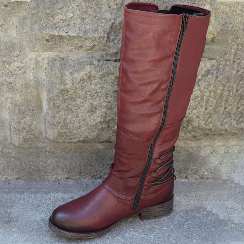 Vegan Leather Cowboy Boots with Heel for Women | Perfect for Casual Days