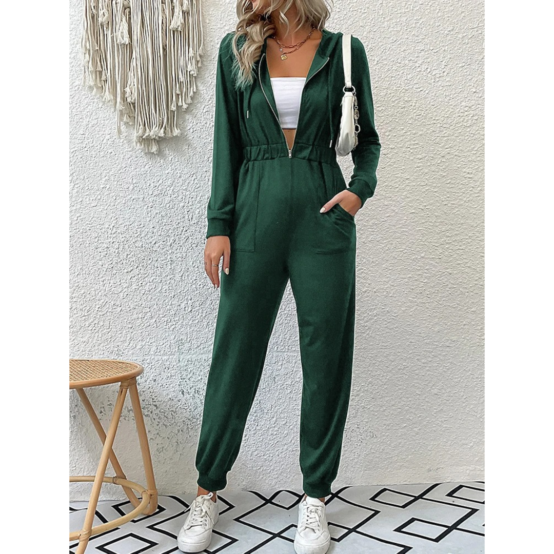 Luxurious Retro Jumpsuit Training & Tracksuit For Women | Ideal for Everyday Wear