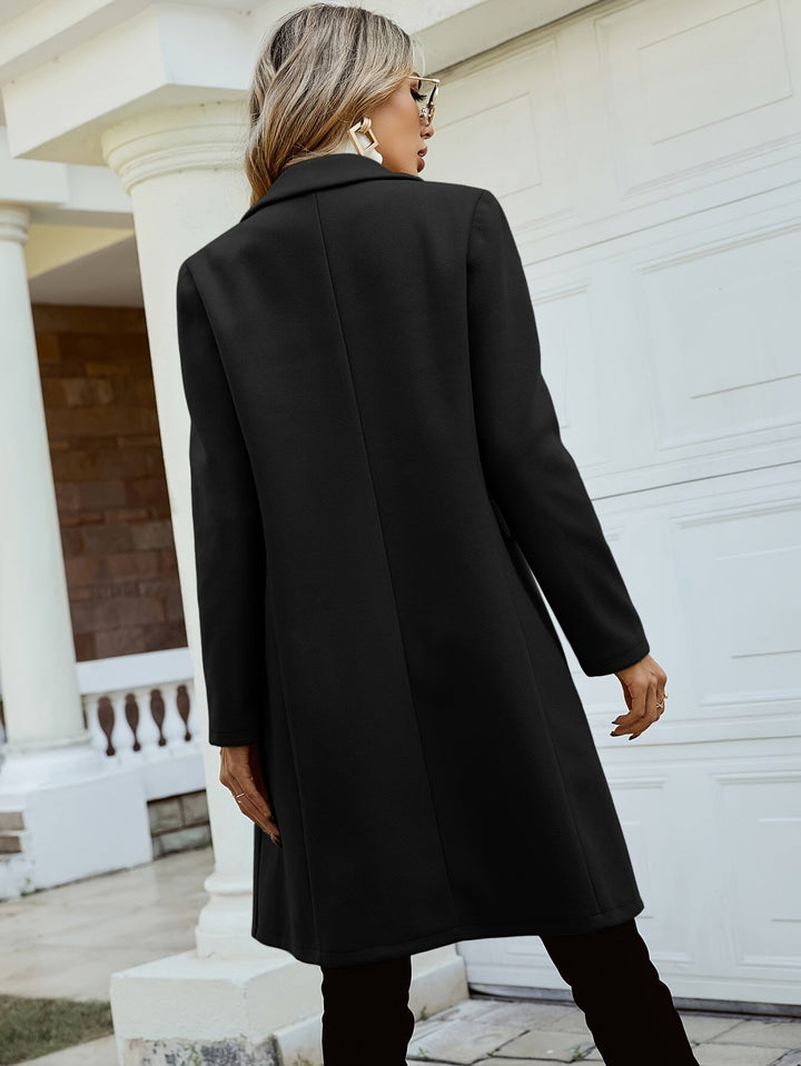 Elegant Trench Coat with Long Sleeves for Women | Perfect for Everyday Wear