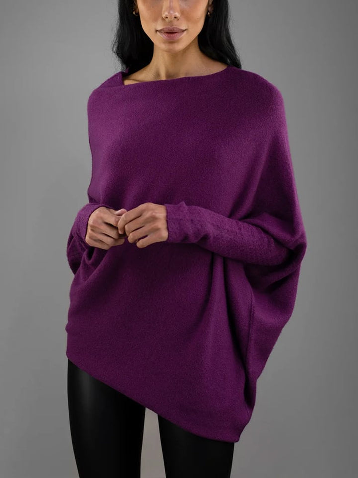 Elegant Cashmere Off Shoulder Sweater for Women | Ideal for Winter