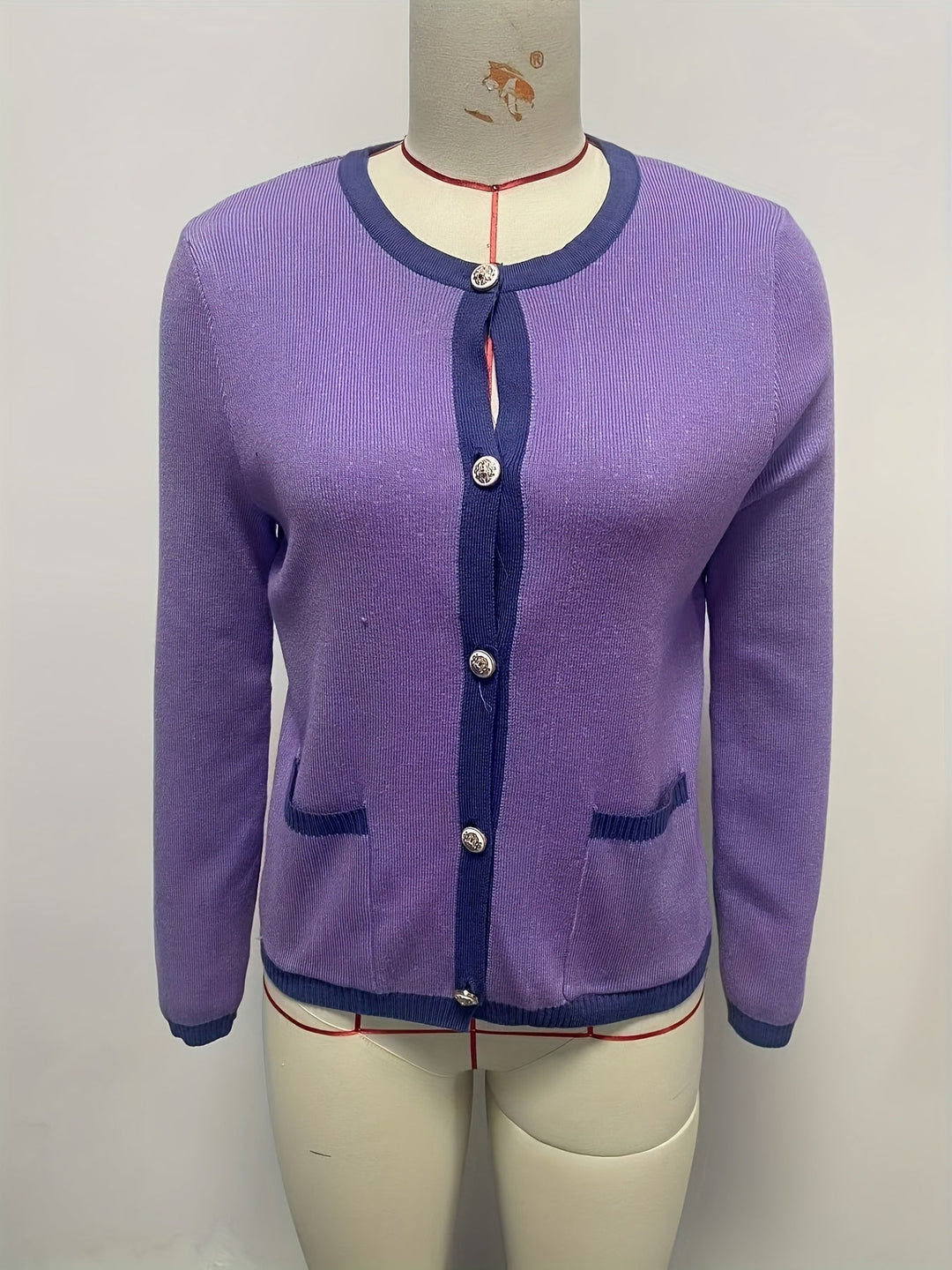 Elegant Warm Wool Knitwear Cardigan with Pockets for Women | Ideal for Winter