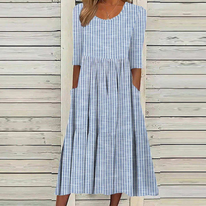 Millie - Midi Dress with Half Sleeves