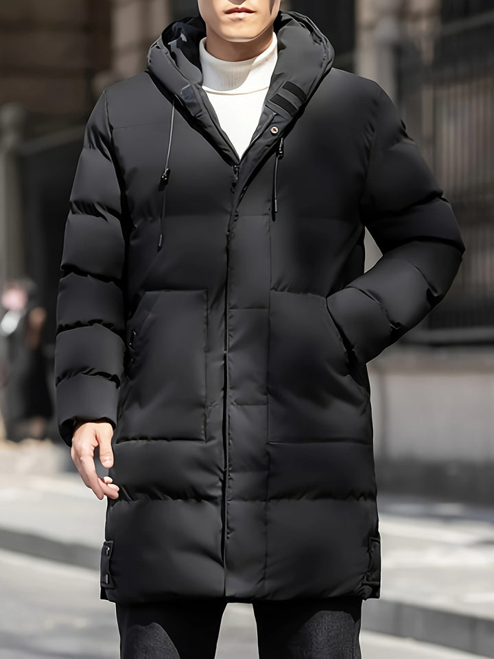 Casual Long Hooded Winter Jacket For Men | Ideal for Winter