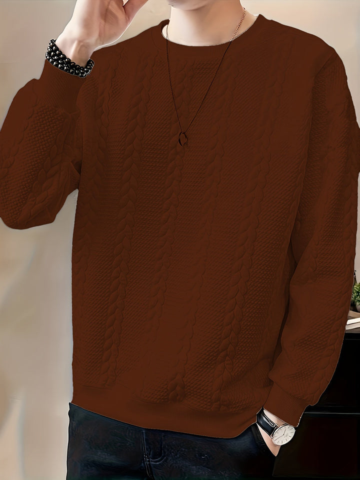 Casual Wool Knitted Sweatshirt for Men | Perfect for Casual Days