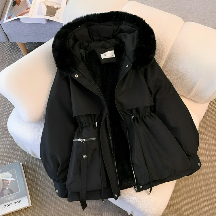 Stylish Warm Winter Parka with Fur Collar for Women | Ideal for Winter