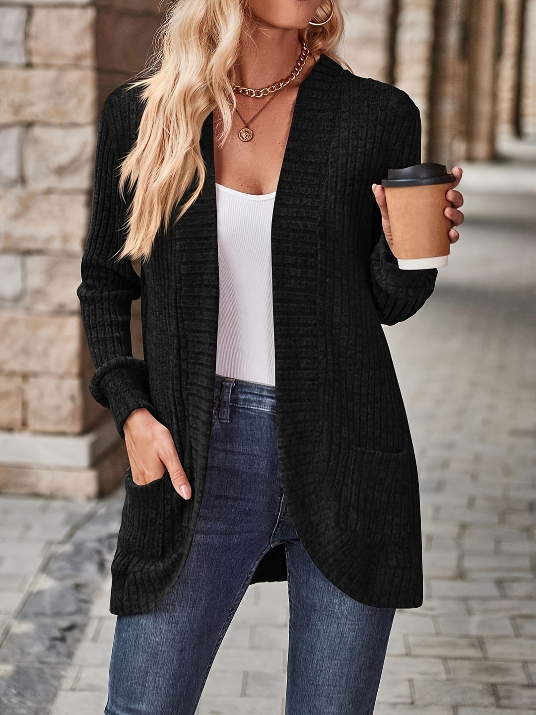 Casual Warm Fleece Knitwear Cardigan for Women | Perfect for Casual Days