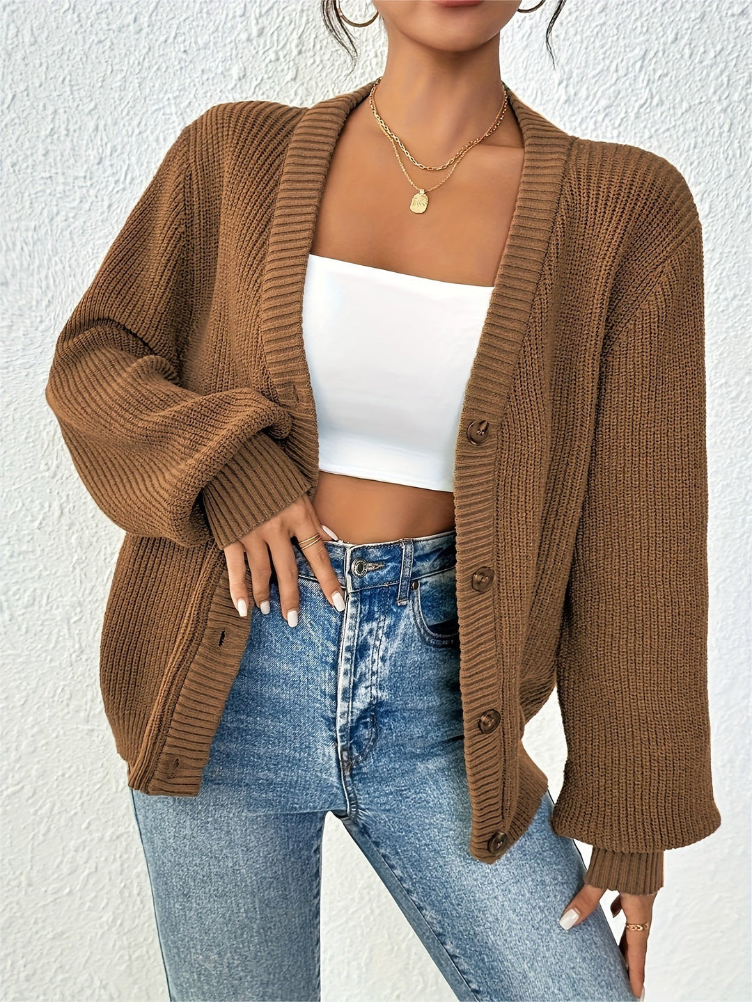 Casual Warm Knitwear Wool Sweater Cardigan for Women | Perfect for Casual Days