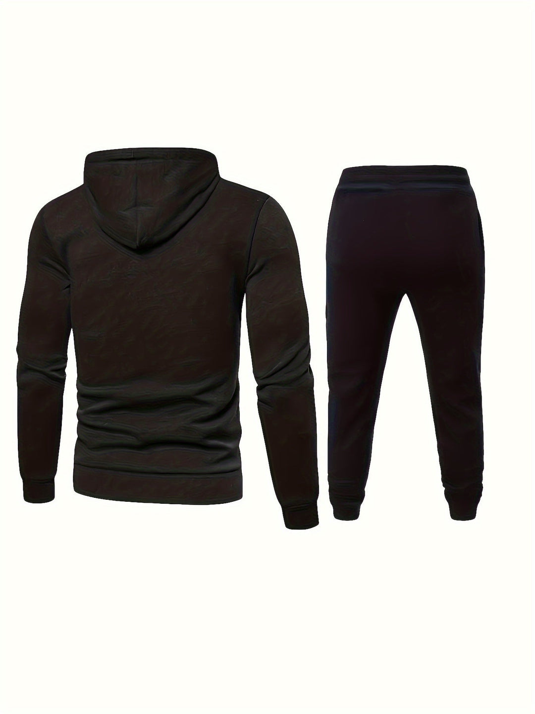 Casual Athletic Tracksuit Hoodie and Drawstring Pants for Men | Ideal for All Seasons