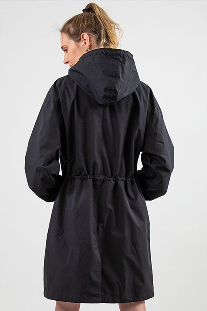 Stylish Waterproof Breathable Rain Jacket with Hood for Women | Perfect for Outdoor Activities