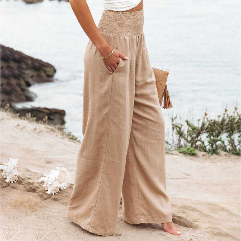 Arianwen - Women's Wide Leg Trousers - Casual - Modern Style - Ideal for Summer