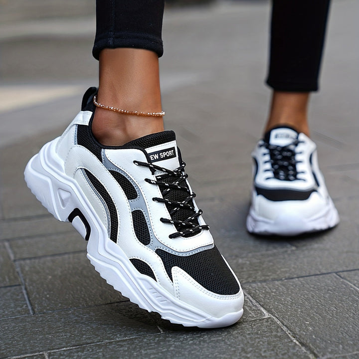 Trendy Fashion Platform Chunky Sneakers for Women | Comfortable Streetwear