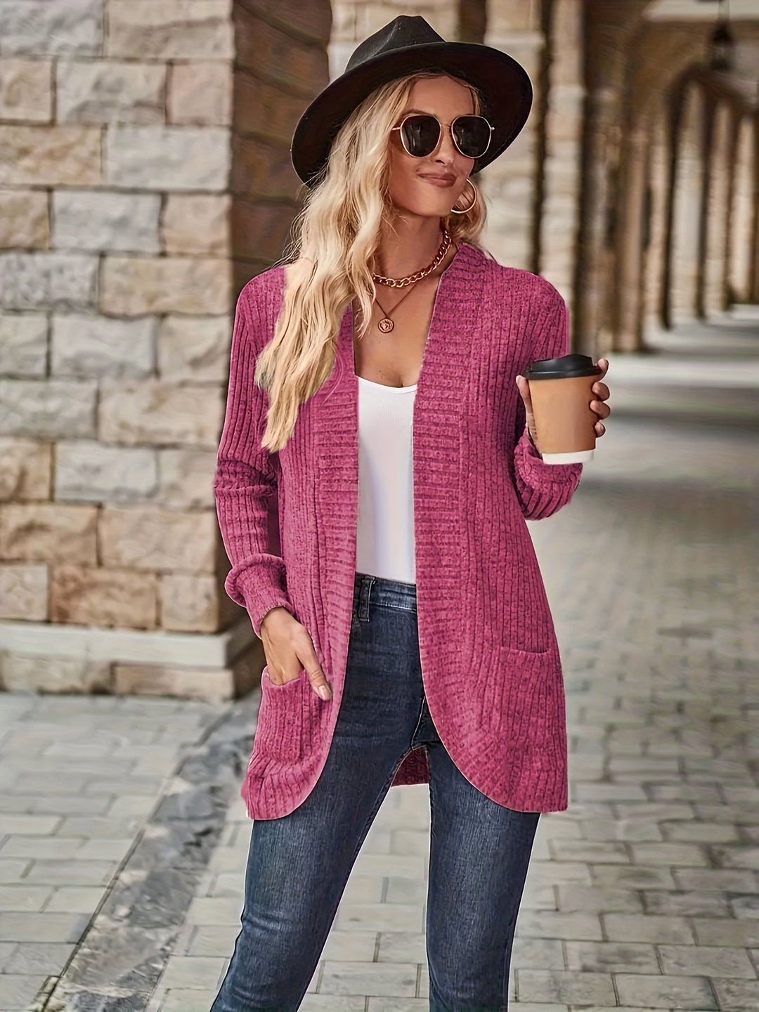 Casual Warm Fleece Knitwear Cardigan for Women | Perfect for Casual Days