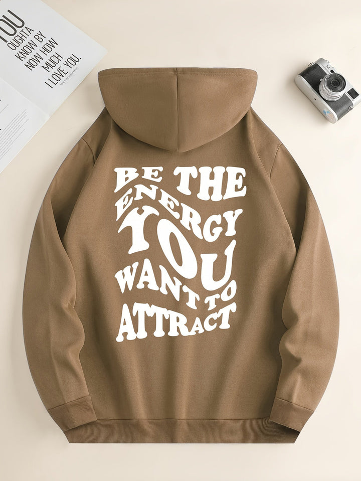 Elegant Pullover Hoodie with Backprint and Hood for Women | Comfortable Streetwear for Everyday Wear