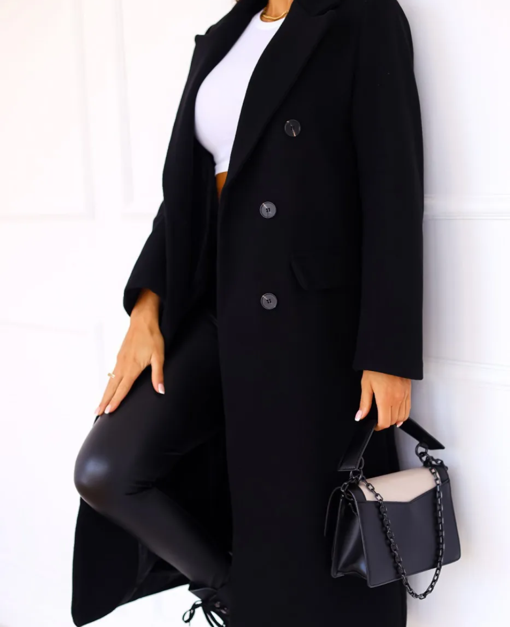 Women's Elegant Fitted Long Trenchcoat | Ideal for Autumn/Winter